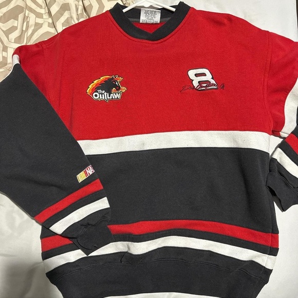 Chase Authentics Red and Black Crewneck Sweater - Picture 1 of 4